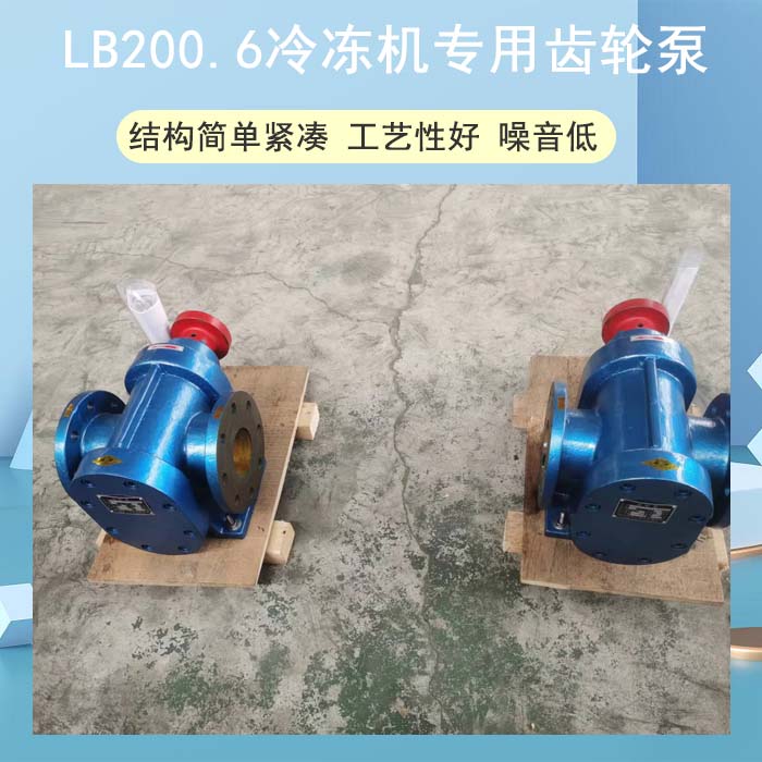 LB20/0.6冷凍機專用齒輪泵